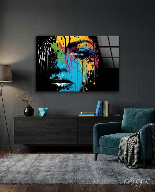 Melting Beauty Glass Wall Art  || Designer Collection