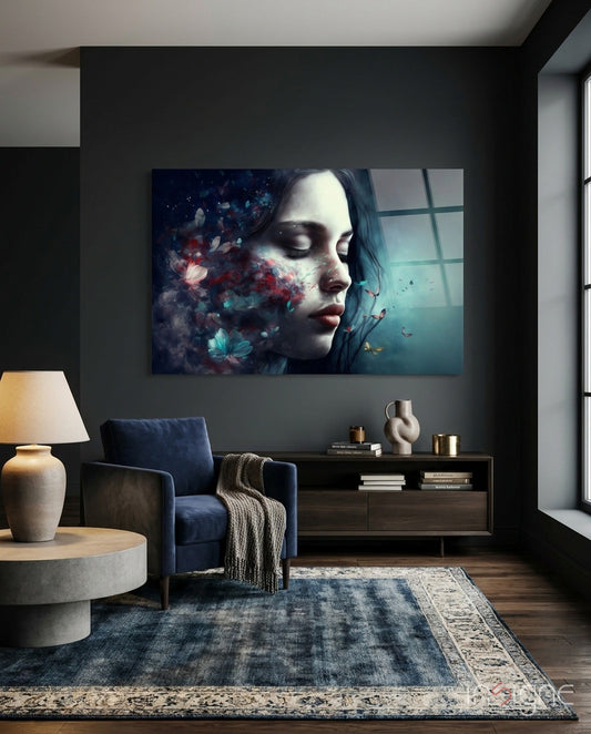 Butterfly Dreams Glass Wall Art  || Designer Collection