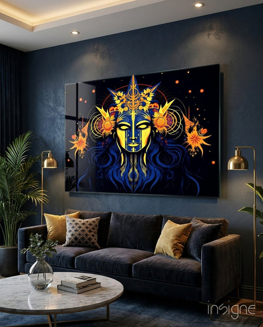 Astrologer Glass Wall Art|| Designer's Collection