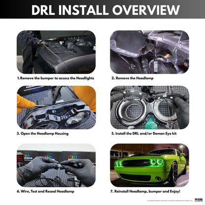 Dodge Challenger RGBW DRL Boards (2015-2024) Otarealm