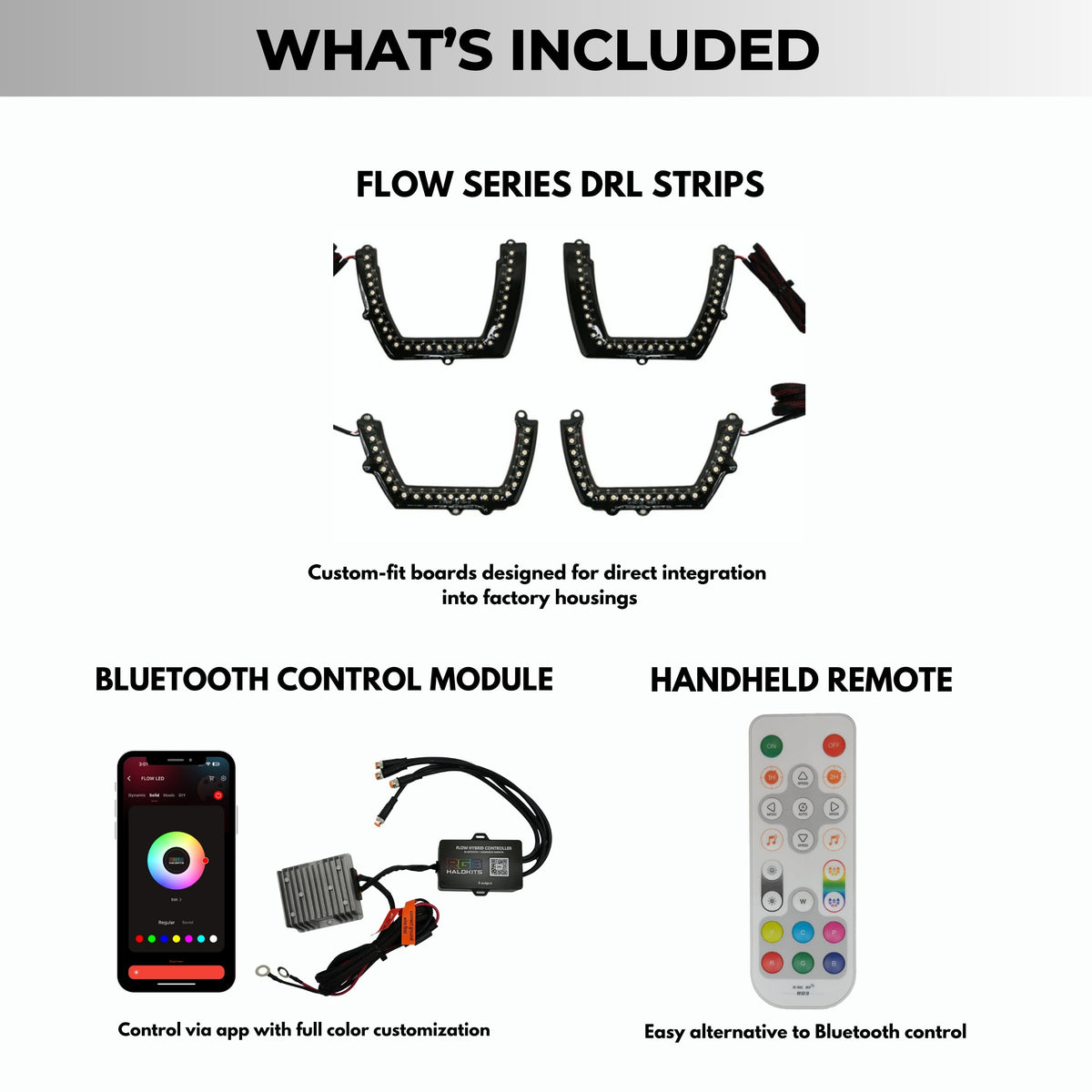 Dodge Charger Spec-D Multicolor Flow DRL Boards (2011-2014)