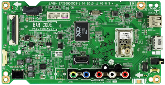 EBR82560705 LG Main Board, EAX66950503(1.0), 63575148, 82560705, 49LF5400-UE AUSWLJM, 49LF5400-UE Otarealm