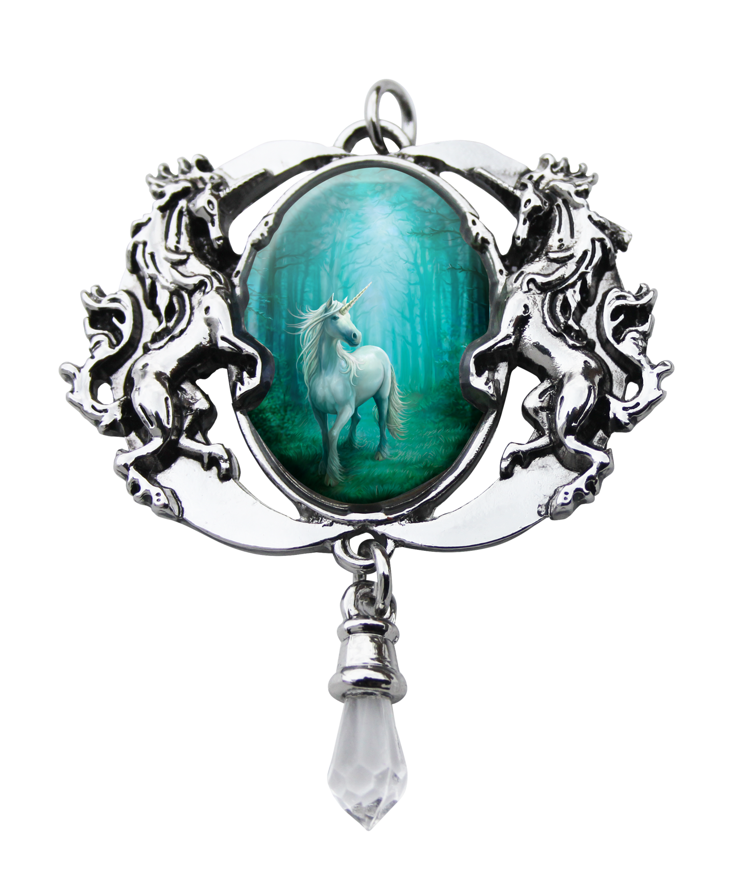 Forest Unicorn Cameo by Anne Stokes