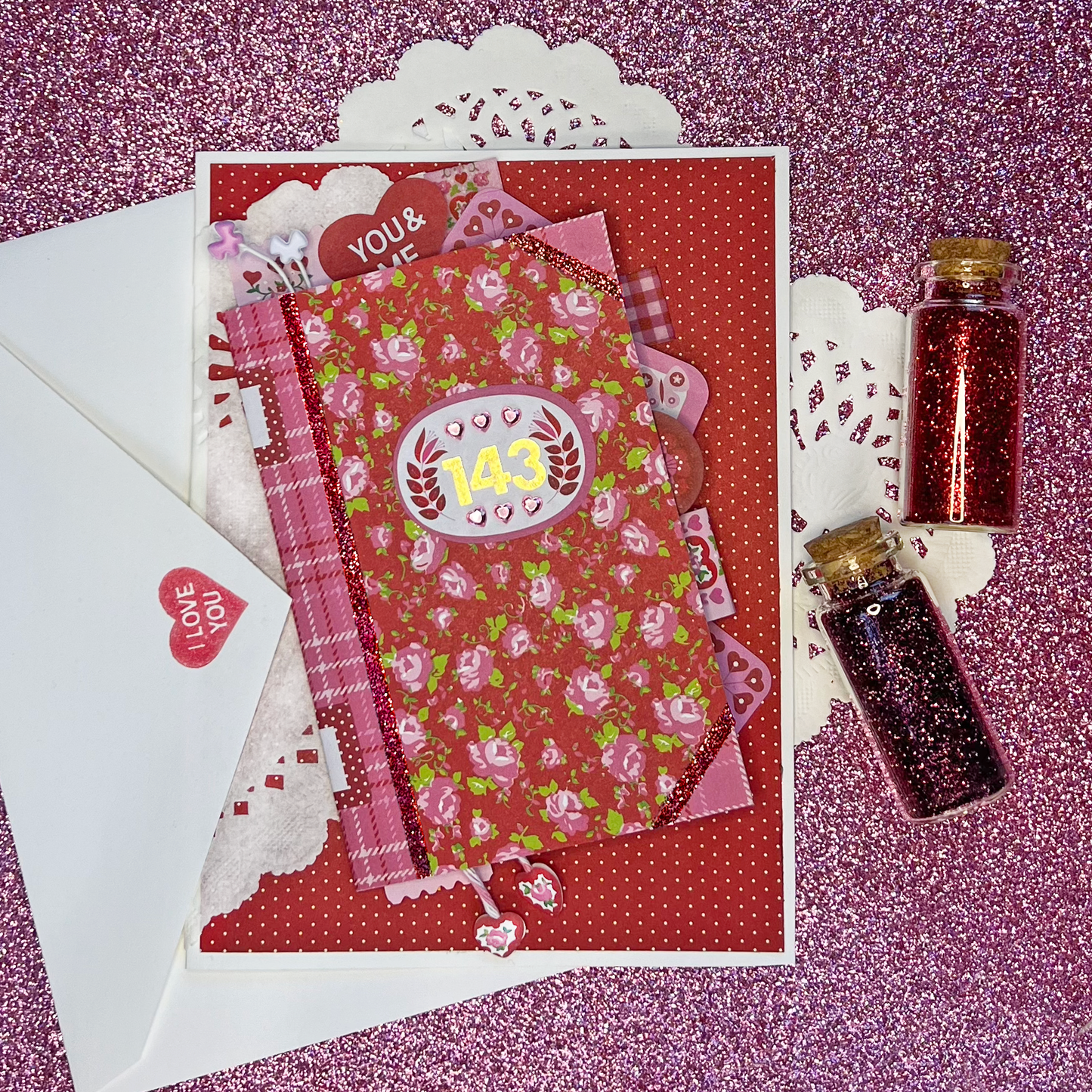 Valentine Gift Tag Stickers Everett Rd. by Cathe Holden