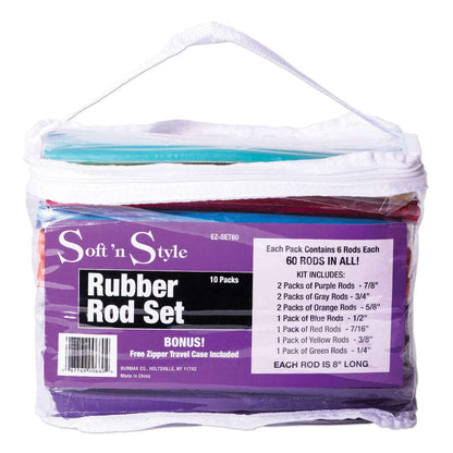 Perm Rods - Rubber Rods Set - Assorted Sizes Otarealm