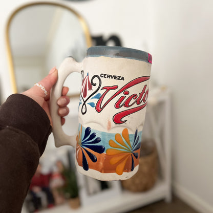 Mexican Beer Tarro 7 inches Tall Mug