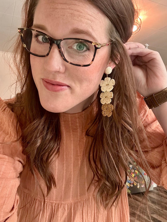 Beautiful Raffia Earrings