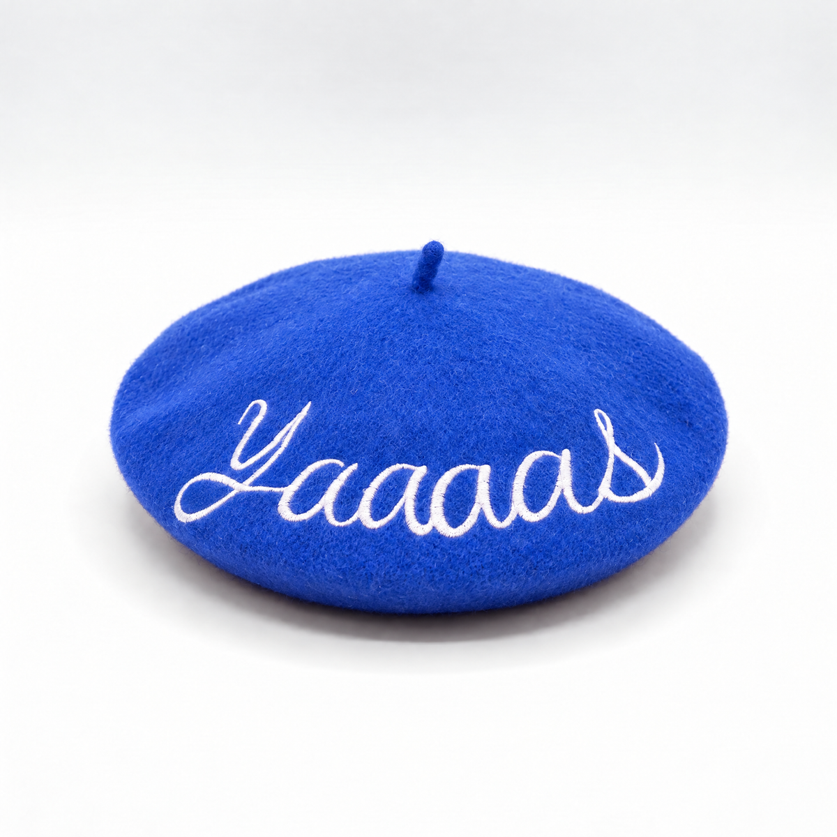 FLASH SALE: Embroidered Berets in 5 Fun Colors and Sayings | Wool and Nylon