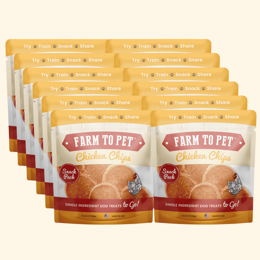 Chicken Chips Snack Pack Bundles | Dog Party Favors & Training Treats Otarealm