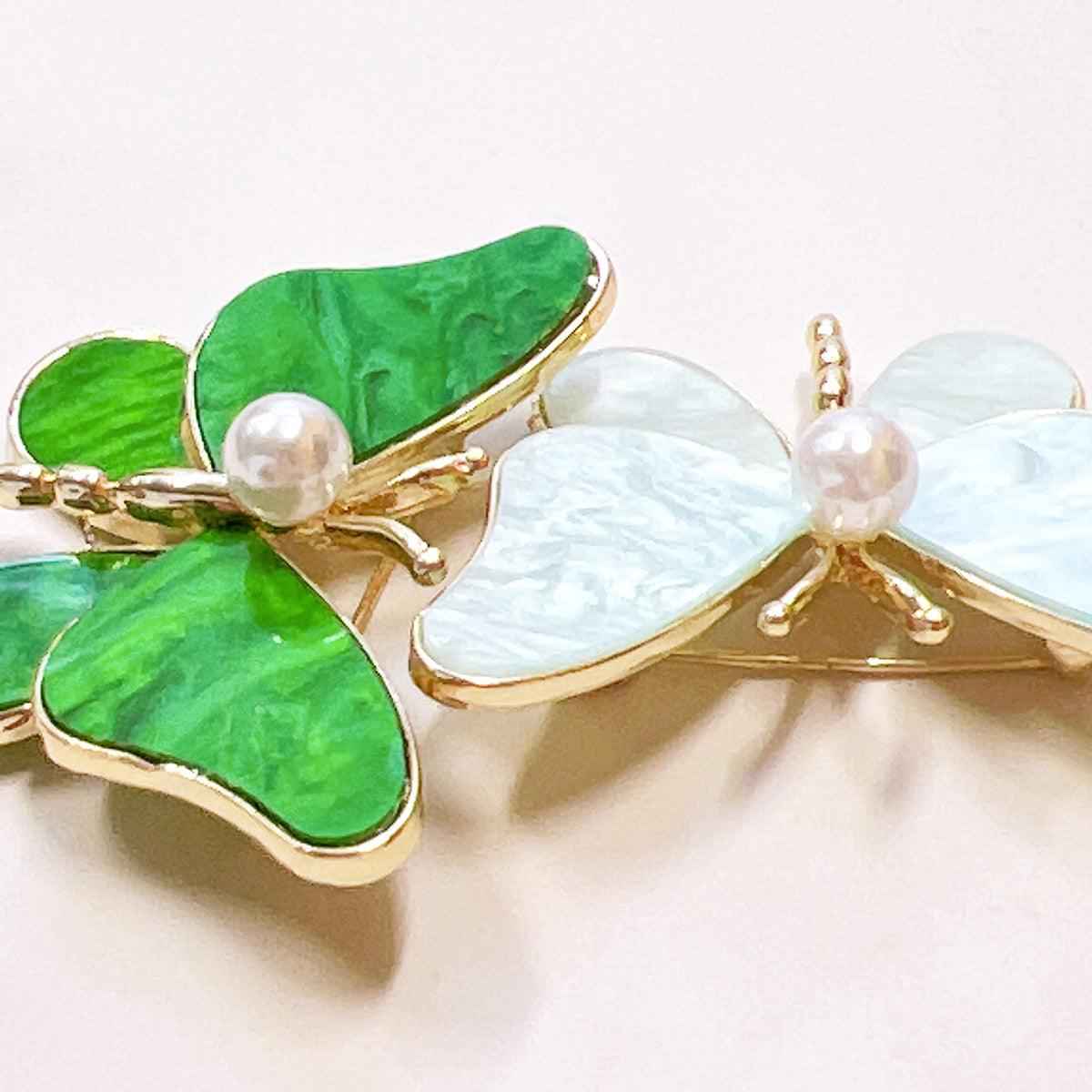 Fashion Butterfly Brooch Set – 3-Piece Elegant Pin Accessories