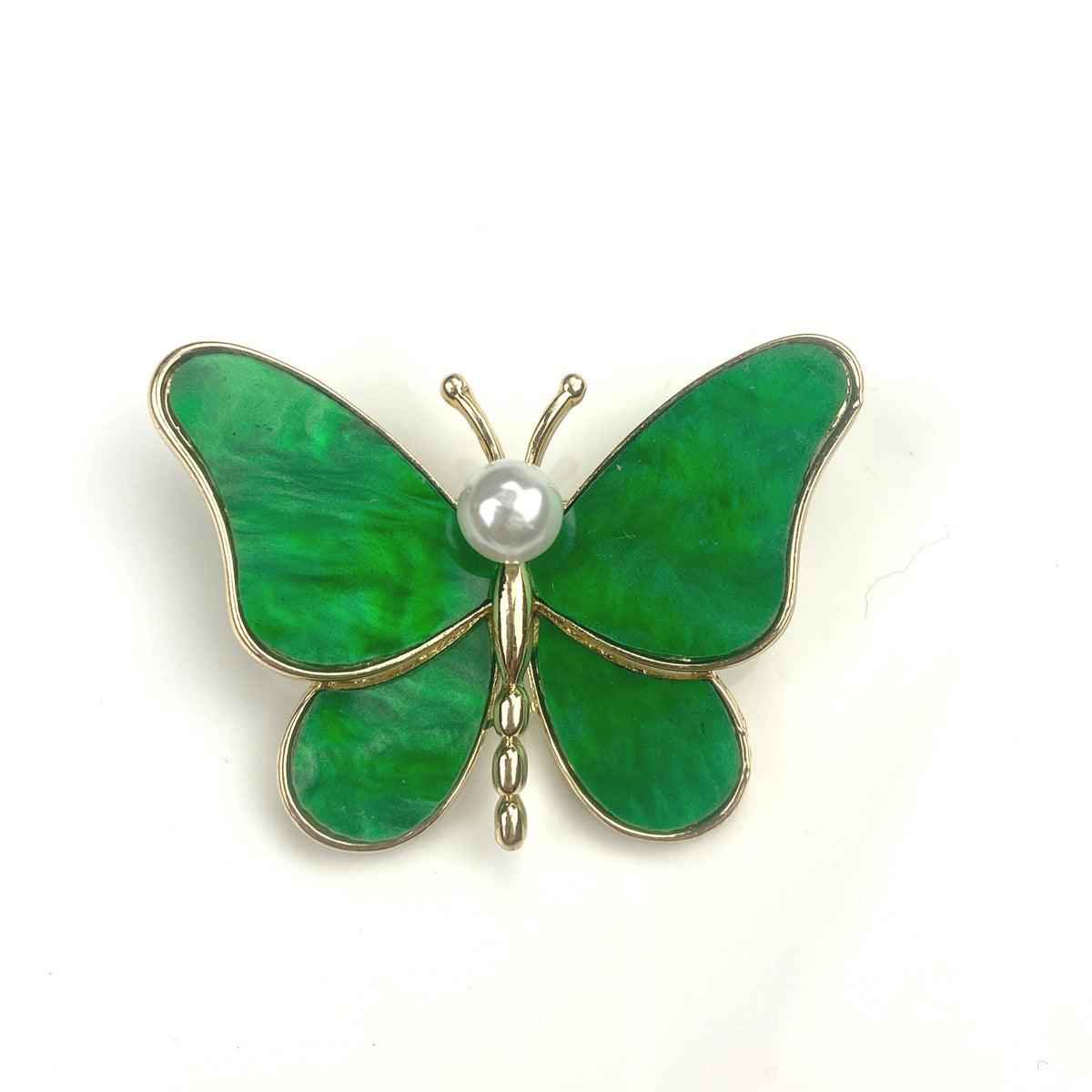 Fashion Butterfly Brooch Set – 3-Piece Elegant Pin Accessories