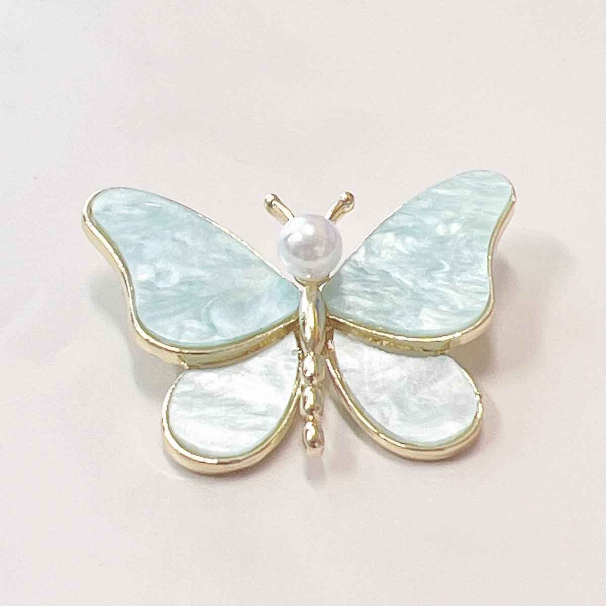 Fashion Butterfly Brooch Set – 3-Piece Elegant Pin Accessories