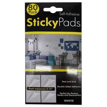 80 Piece Exterior Sticker Pads/White Otarealm