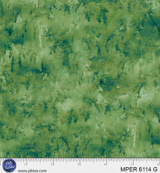 Green Meadow Perch MPER-6114-G Cotton 44/45 Fabric Per Yard