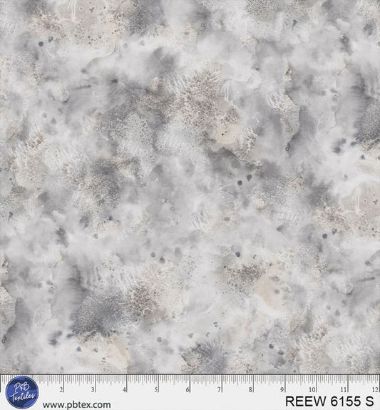 Grey Underwater Reef 108" REEW-6155-S Cotton Wideback Fabric Per Yard