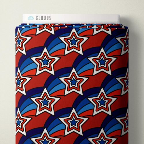 Groovy Stars Pop Stars QC Cotton 44/45 Fabric Per Yard
