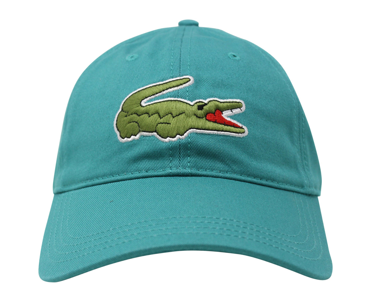 Lacoste Men's Classic Large Croc Logo Cap with Leather Strap