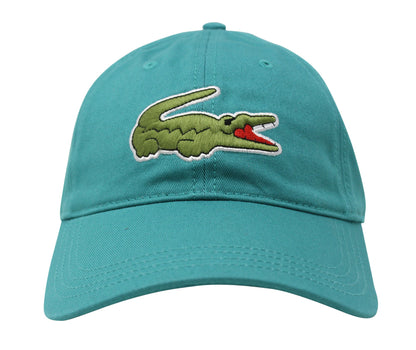 Lacoste Men's Classic Large Croc Logo Cap with Leather Strap