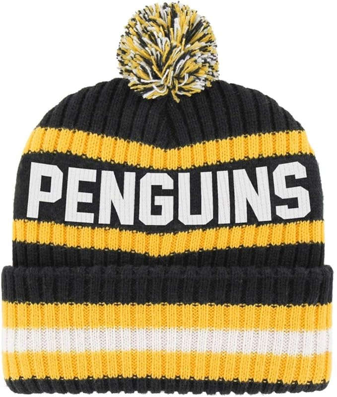 PITTSBURGH PENGUINS BERING '47 CUFF KNIT OSF / BLACK / A Otarealm