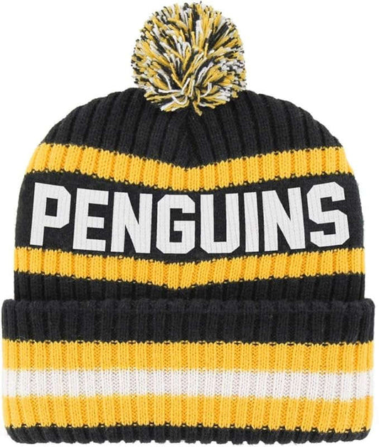 PITTSBURGH PENGUINS BERING '47 CUFF KNIT OSF / BLACK / A Otarealm