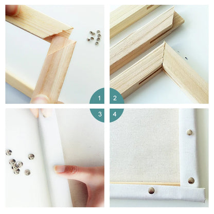 City Landscape Paint by Numbers Kit – DIY Canvas Painting for Adults with Frame & Oil Colors