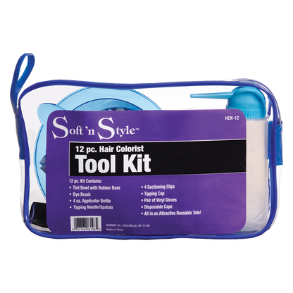 Soft 'n Style Hair Colorist Tool Kit - 12 pc