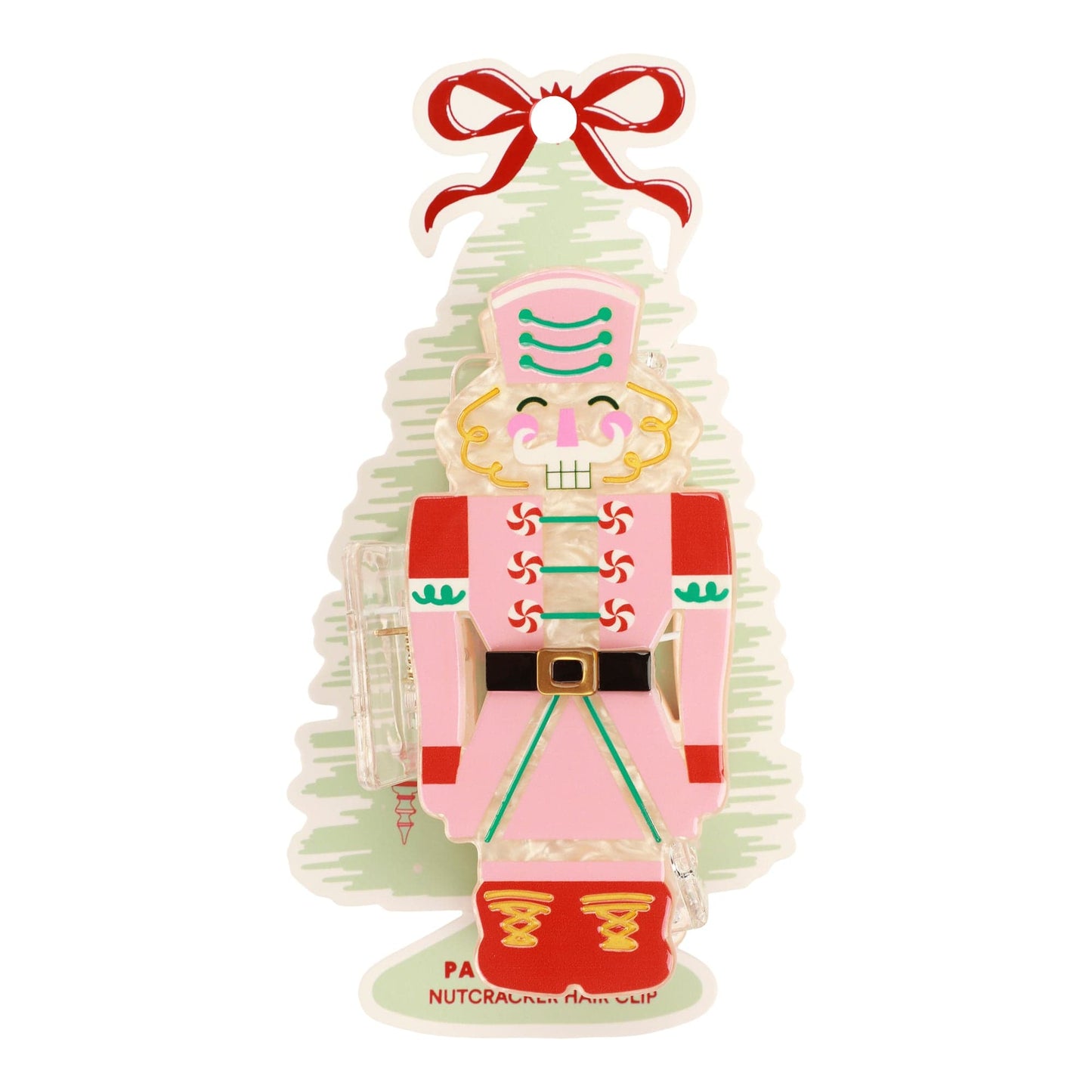 Nutcracker Holiday Hair Claw Clip