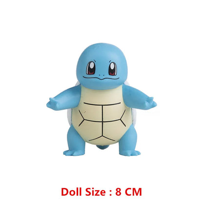 Pokemon Anime Figures Pikachu Mewtwo Charmander Blastoise Gurado Pet Action Model Toy Gifts 4-13 CM
