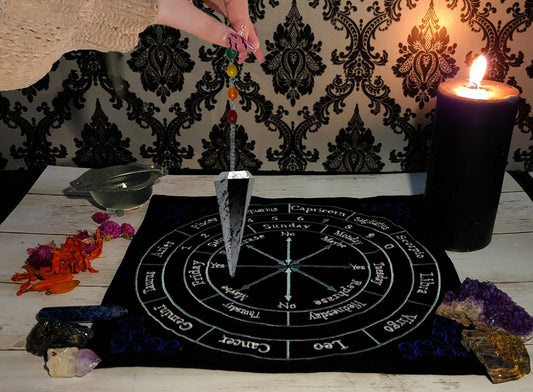 Hematite Chakra Pendulum for Protection and Balance