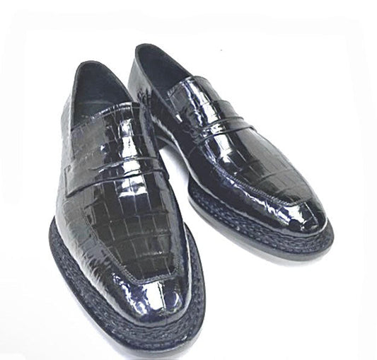 Maurice Hero Alligator Shoe Black