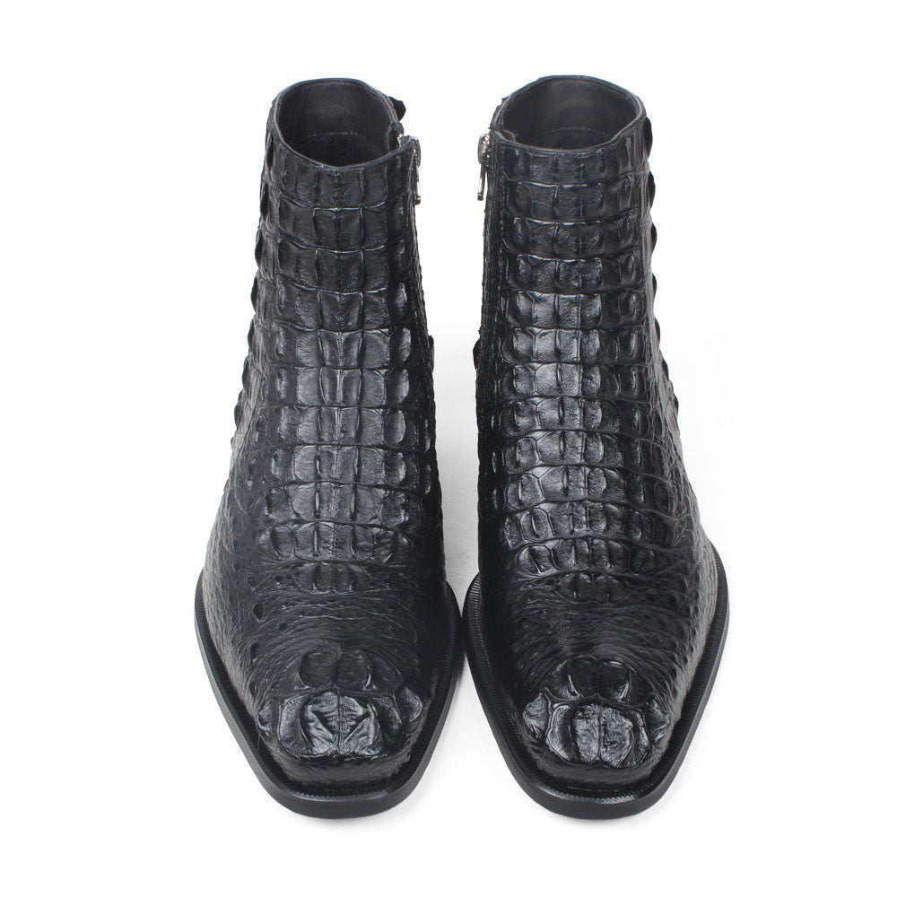 Maurice El Paso Hornback Alligator Boot Black