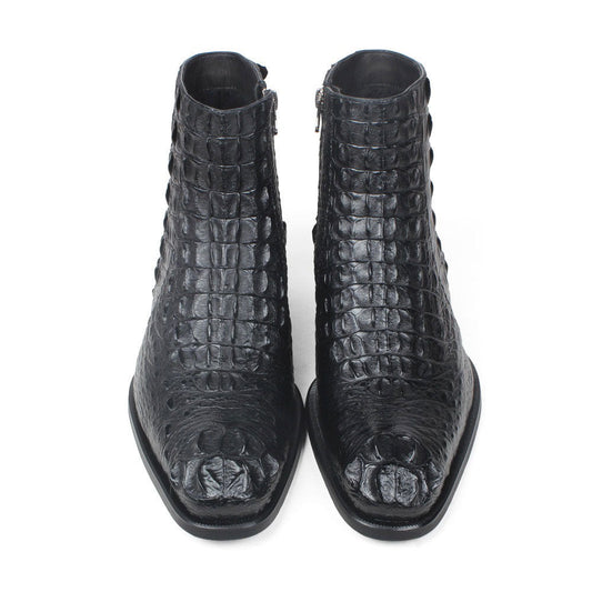 Maurice El Paso Hornback Alligator Boot Black