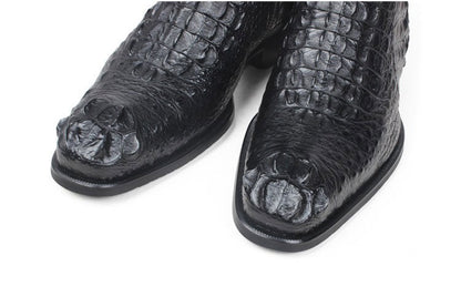 Maurice El Paso Hornback Alligator Boot Black