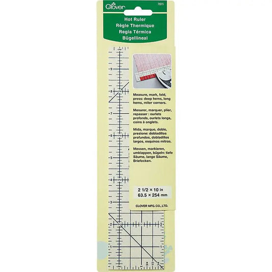 Hot Ruler 2.5"x10" by Clover