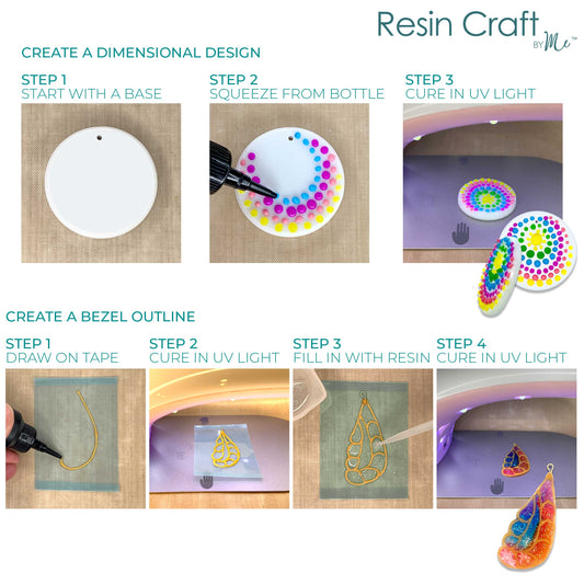 Primary Assortment UV Resin Icing 10ml 4pc
