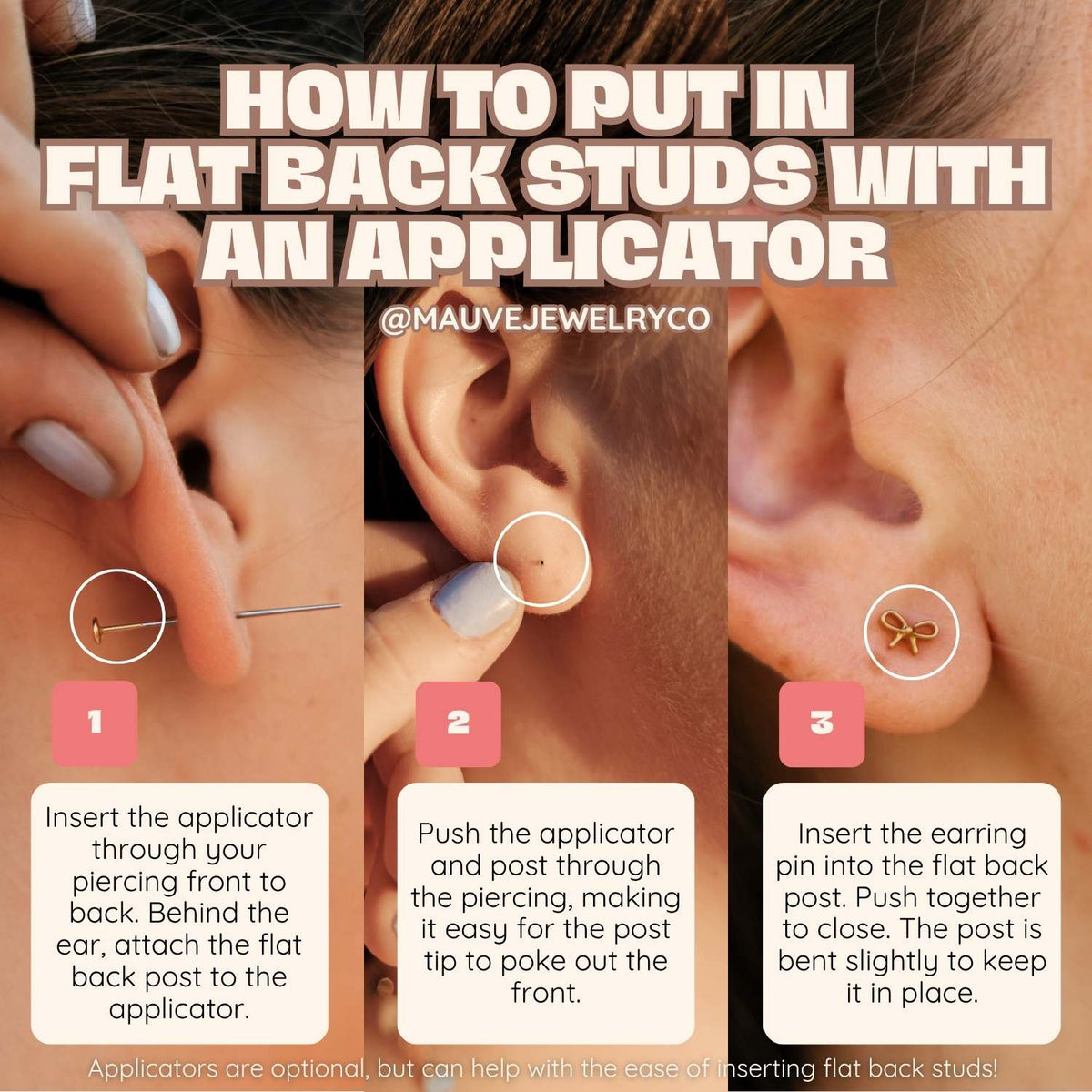 Flat Back Applicator Otarealm