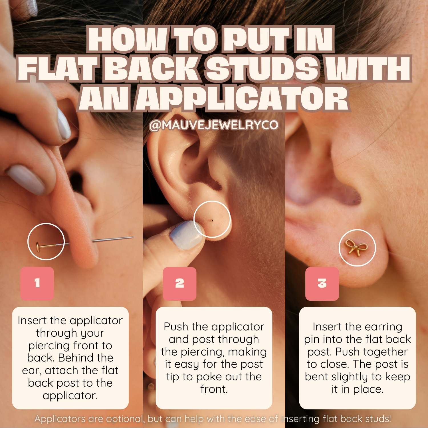 Flat Back Applicator Otarealm