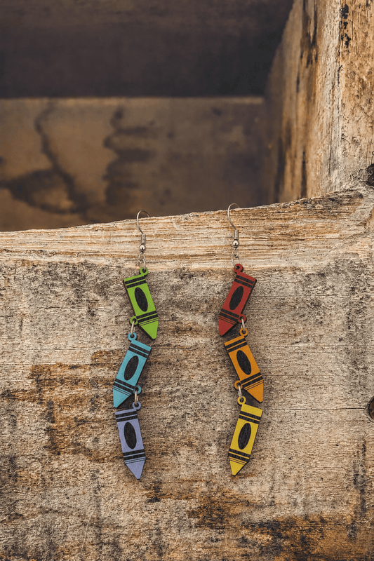 Adorable Crayon Earrings Otarealm
