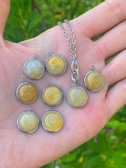 STONE CHARM NECKLACE