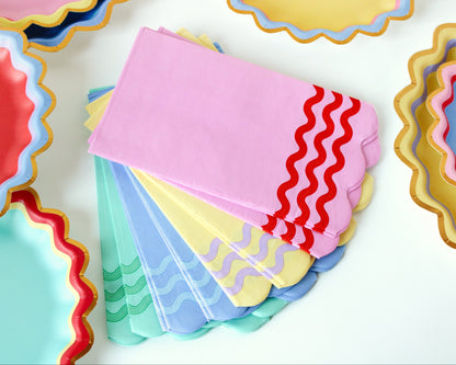 Ric Rac Rainbow Guest Napkins (16 ct)