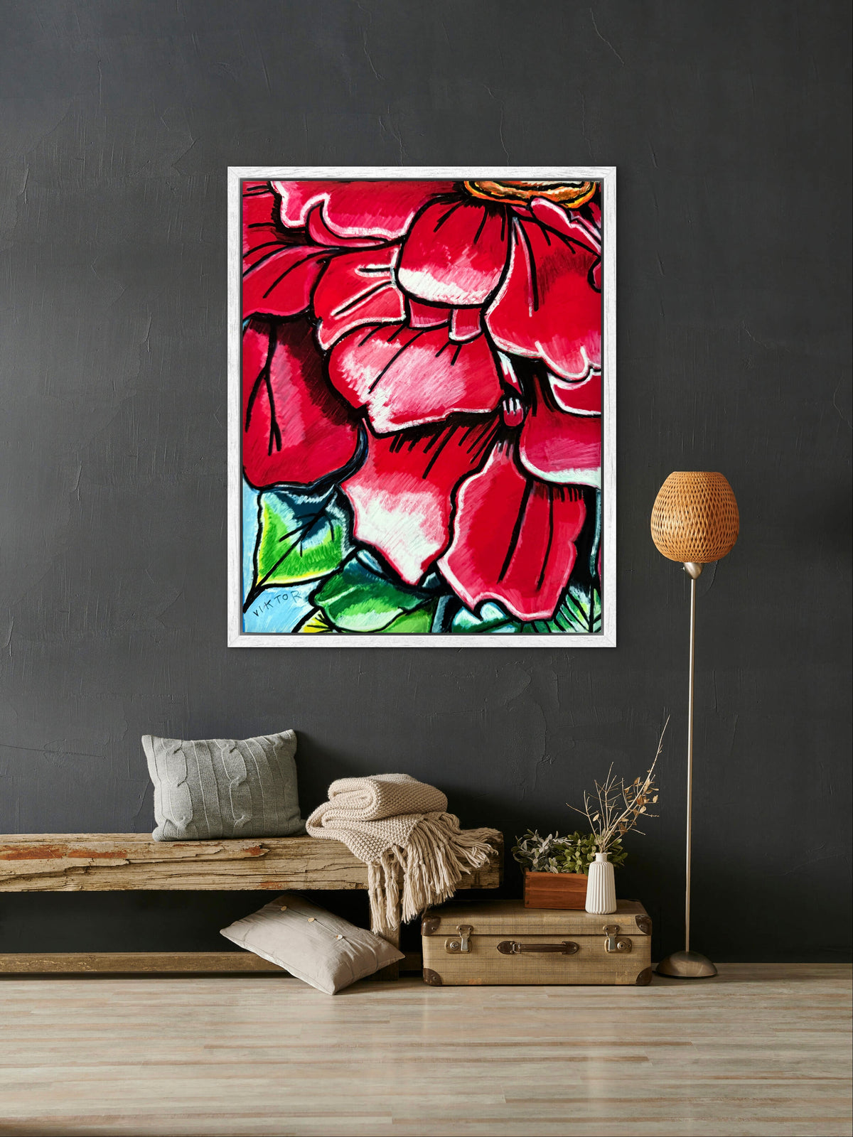 Zinnia Ember - Art Prints