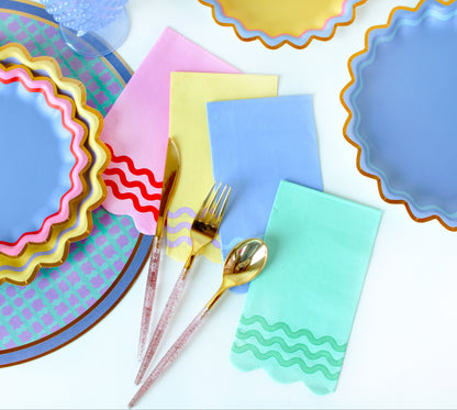Ric Rac Rainbow Guest Napkins (16 ct)
