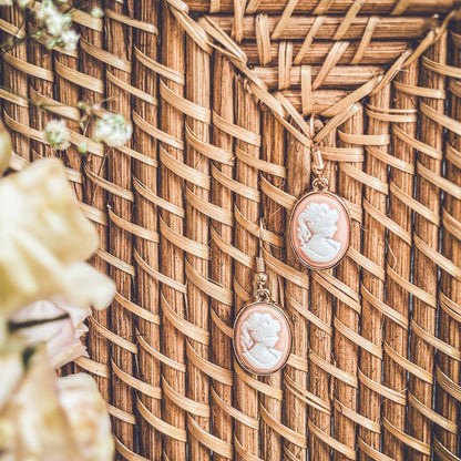 Beautiful Cameo Silhouette Earrings