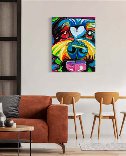 The Schnauzer Dog - Art Prints