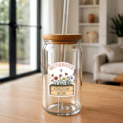 Motherhood Is Kingdom Work | Christian Sticker Gifts For Mom