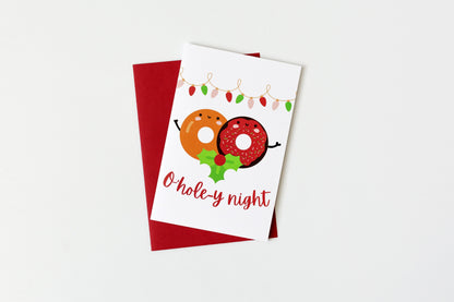 O-hole-y Night Greeting Card