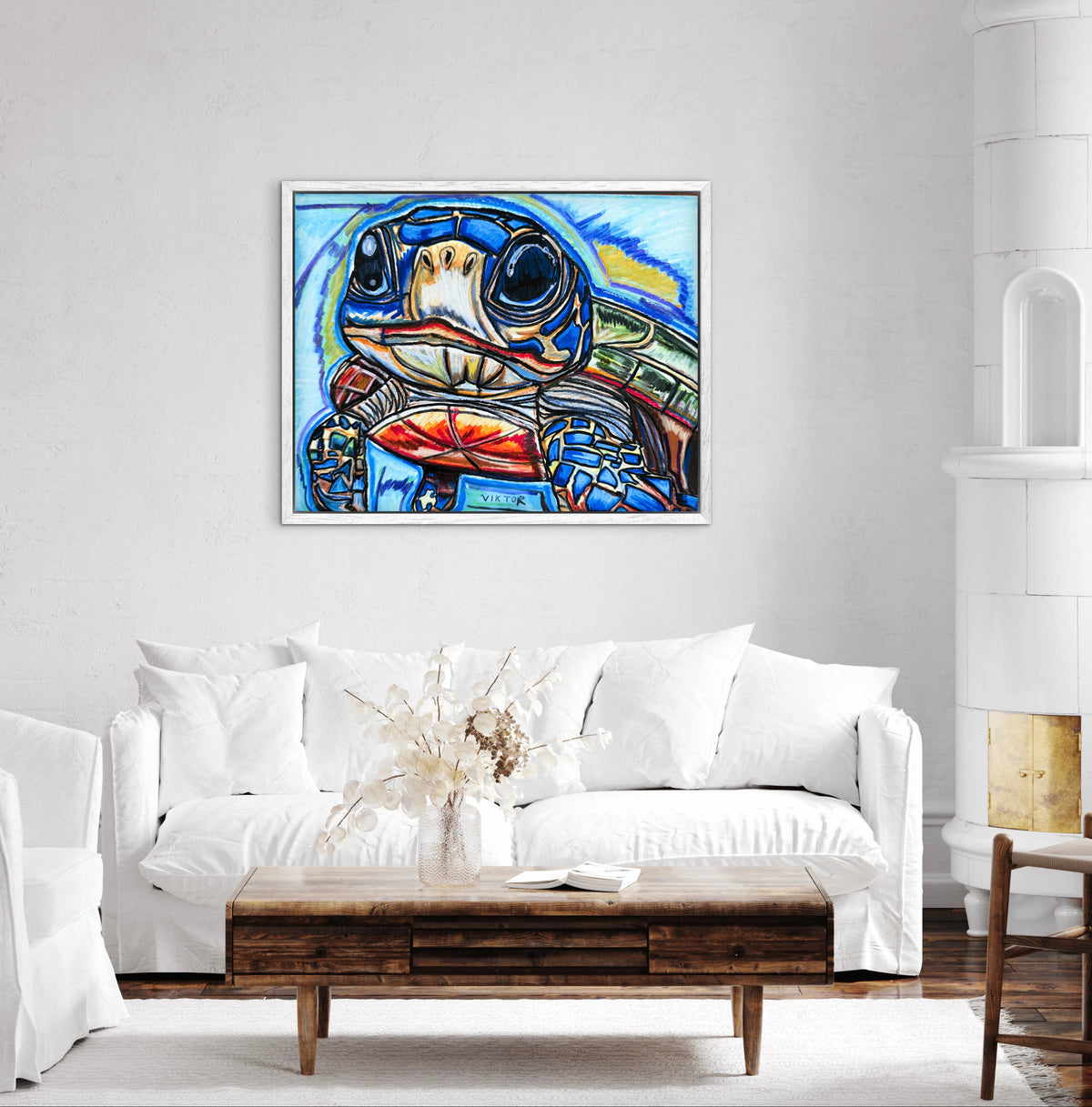 Cute Baby Turtle - Art Prints (landscape)