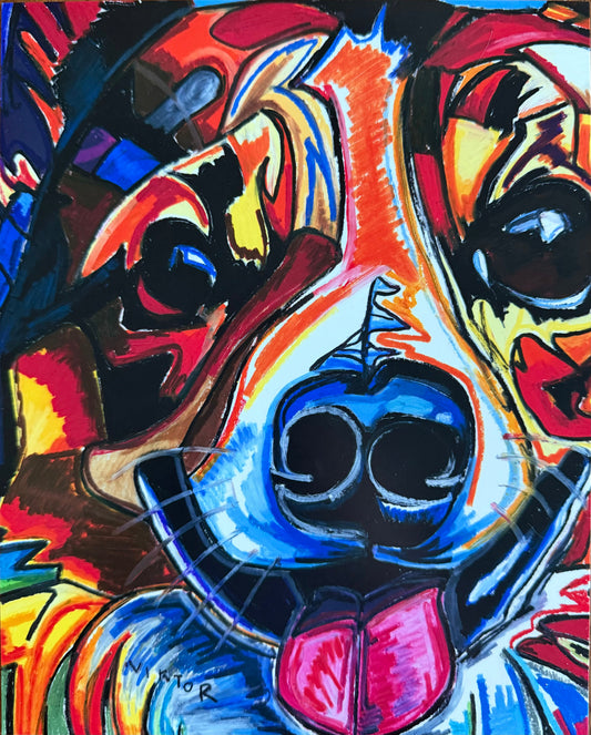 Hazel The Corgi - Art Prints