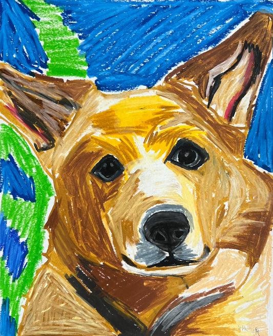 Archie, The Corgi - Art Prints