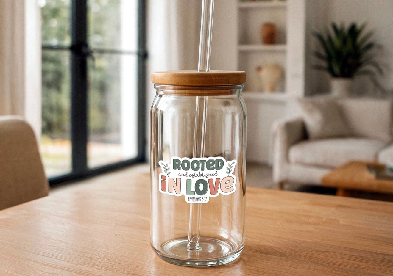 Rooted in Love | Christian Sticker
